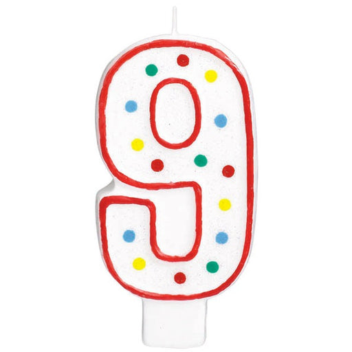 5-Inch Number 9 Birthday Candle