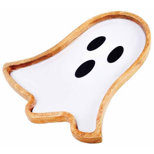 9-Inch Ghost Halloween Tray