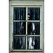 Ghostly Woman Faux Window Halloween Decoration, 47 Inches