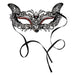 Metal Filigree Masquerade Mask, One Size