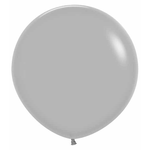Sempertex Grey #081 24-Inch Latex Balloons, 10 Pack