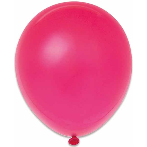 Trico 5-Inch Fuchsia Latex Balloons, 100 Count