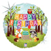 Woodland Birthday 18" Holographic Foil Balloon