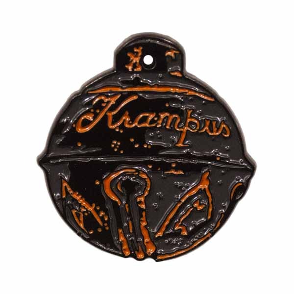 Krampus Bell Ornament Pin