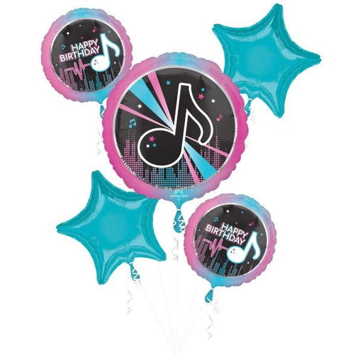 Internet Famous Birthday Foil Balloon Bouquet, 5 Piece
