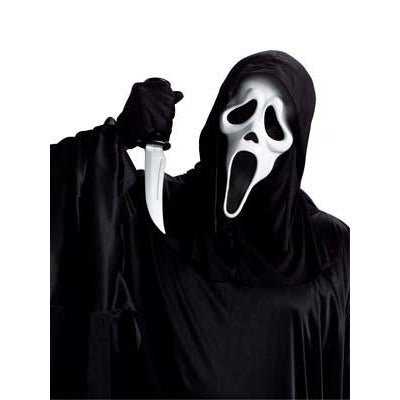 Ghost Face Mask & Plastic Knife Set