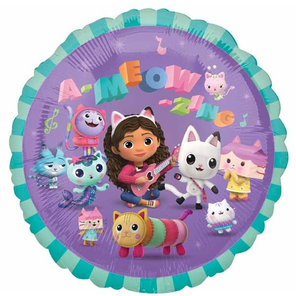 Gabby's Dollhouse 18" Round Foil Balloon