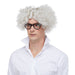 White Mad Scientist Costume Wig