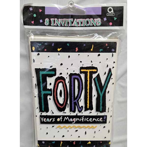 Older Better 40th Birthday Invitations, 8 Pack
