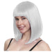 White Long Bob Costume Wig
