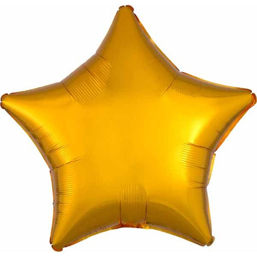 19 Inch Metallic Gold Star Foil Balloon