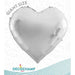 DecoChamp DecoHeart 68-Inch Silver Heart Foil Balloon