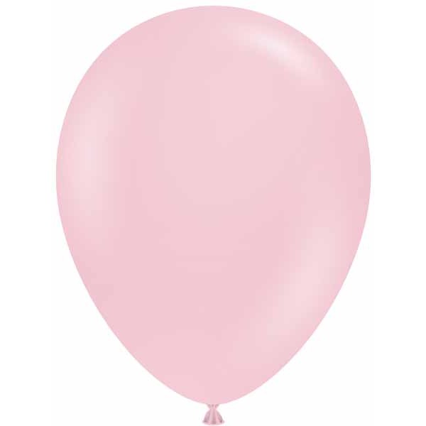 TUFTEX 17-Inch Pearl Romey Pink Latex Balloons, 50 Count