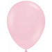 TUFTEX 17-Inch Pearl Romey Pink Latex Balloons, 50 Count