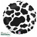 18-Inch Round Cow Print Foil Balloon