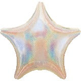 19-Inch Silver Dazzler Star Foil Balloon