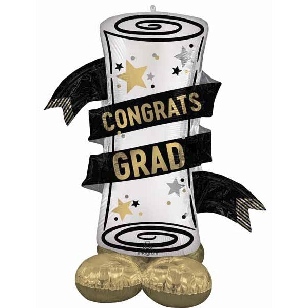 55" Graduation Diploma AirLoonz Foil Balloon