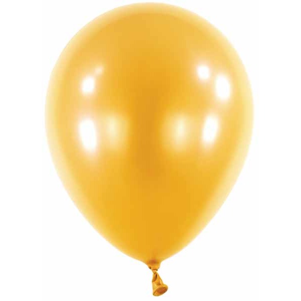Anagram Pearl Gold 11-Inch Latex Balloons, 100 Count