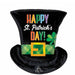 St. Patrick's Day Top Hat Foil Balloon, 24 Inch