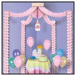 Light Pink Baby Shower Party Canopy