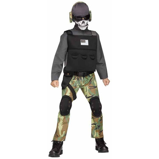 Skull Soldier Child Costume, Size 8-10