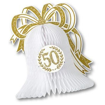 50th Anniversary Centerpiece, 10.5 Inches