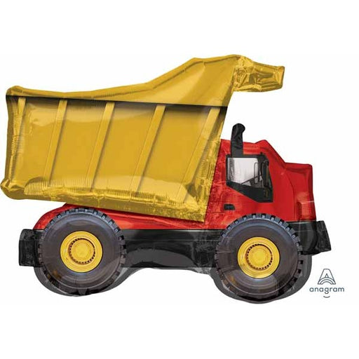 32" Dump Truck Shaped Foil Balloon