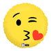 Emoji Kiss 18-Inch Foil Balloon