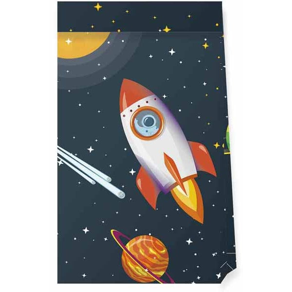 Rocket Space Paper Party Bags, 4 Pack