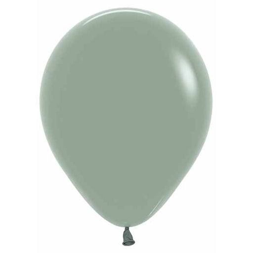 Pastel Dusk Laurel Green 11-Inch Latex Balloons, 100 Pack