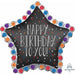 HBD TO U SATIN STAR 34" SHAPE P35 PKG