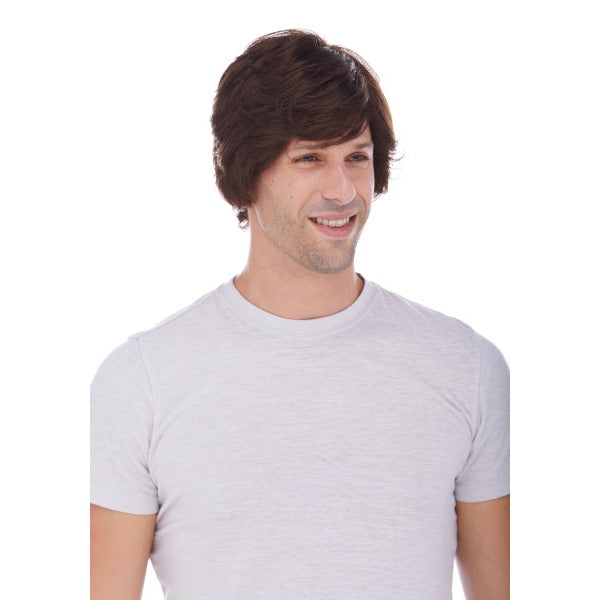 Short Unisex Wig in Medium Brown #6
