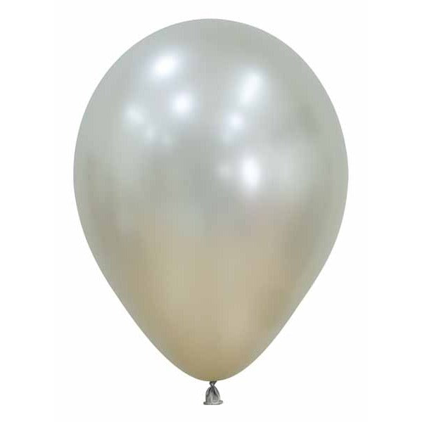 Sempertex 11-Inch Silk Cream Pearl Latex Balloons, 50 Count