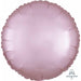 18 Inch Pastel Pink Satin Luxe Round Foil Balloon