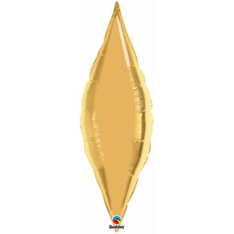 36-Inch Gold Taper Foil Balloon
