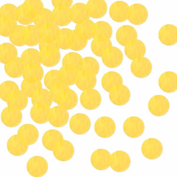 Yellow Tissue Confetti, 8.8 oz Pack