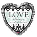 Always & Forever 28-Inch Heart Foil Balloon