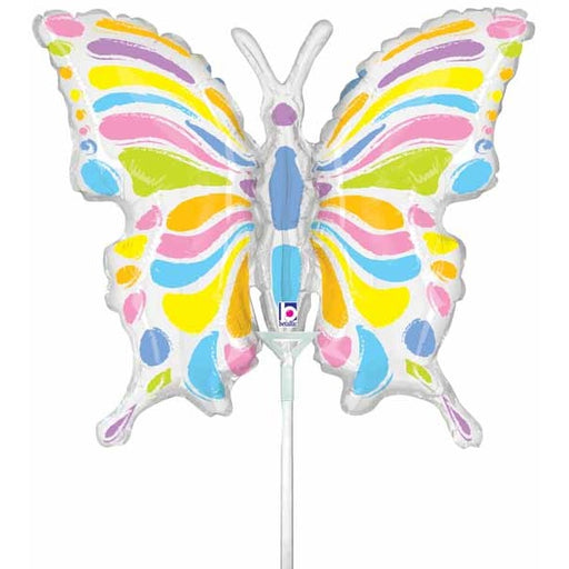 Pastel Butterfly 14-Inch Mini Shape Foil Balloon