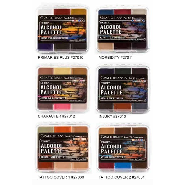 Graftobian F/X Aire Alcohol Activated Palette - Character