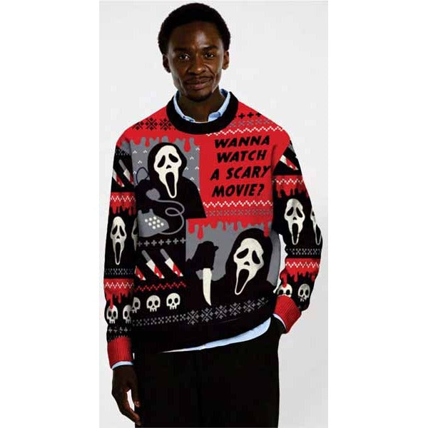 Suitmeister Ghostface Adult Sweater, X-Large