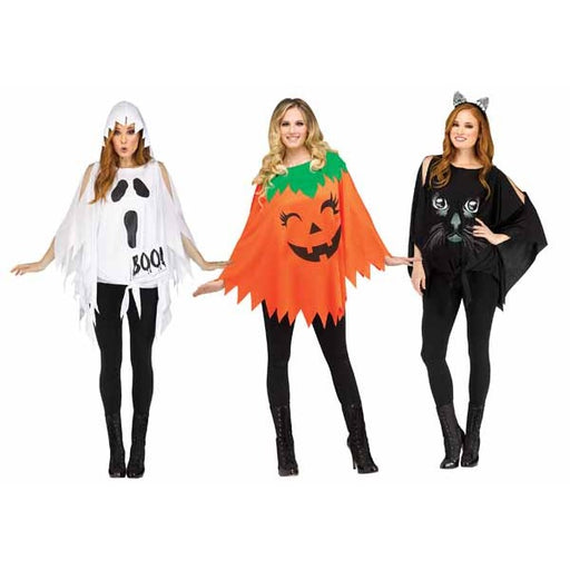 Ponchos de costume assortis Fun World