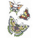 Tinsley Transfers Vintage Butterflies Temporary Tattoo