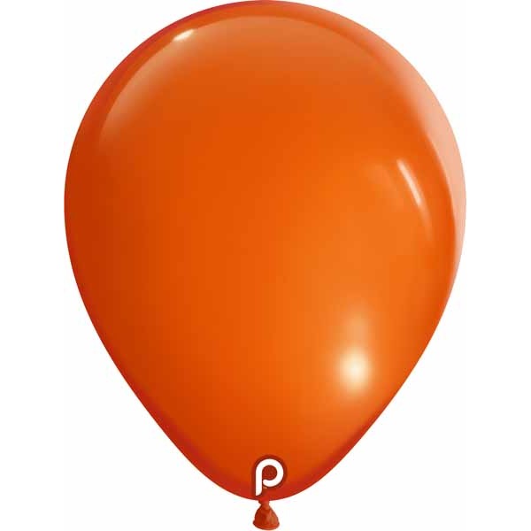 Prima Orange 18 Inch Round Latex Balloons, 25 Pack