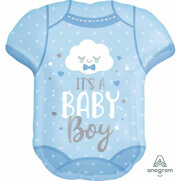 Baby Boy Onesie 24-Inch Foil Balloon