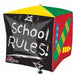 School Days UltraShape Cubez 15-Inch Foil Balloon
