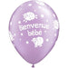 Bienvenue Bébé 11-Inch Pastel Pearl Latex Balloons, 50 Pack
