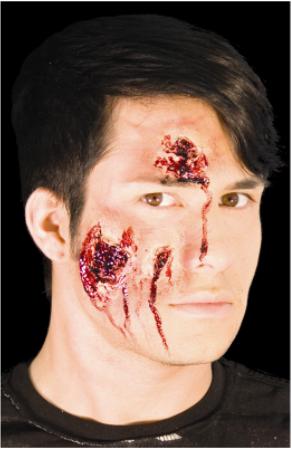 Woochie Gash Set, 3 Prosthetic Wounds