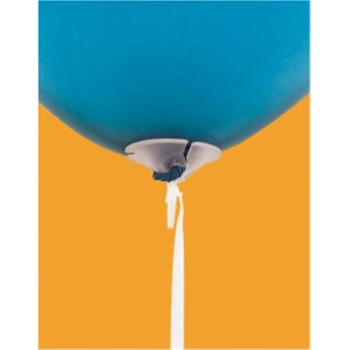 Balloon Sealers with Ribbon, 100 Count