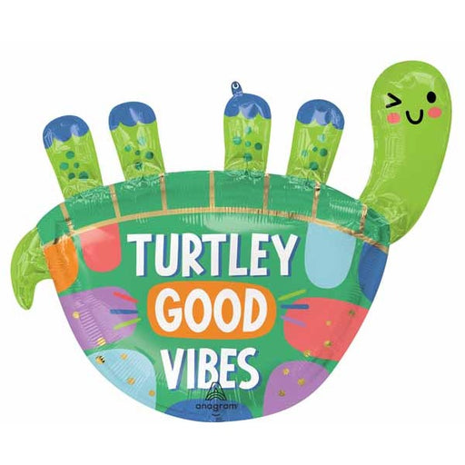 Turtle Get Well Foil Balloon, 27 Inch
