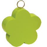 Lime Green Flower Balloon Weight, 80 g